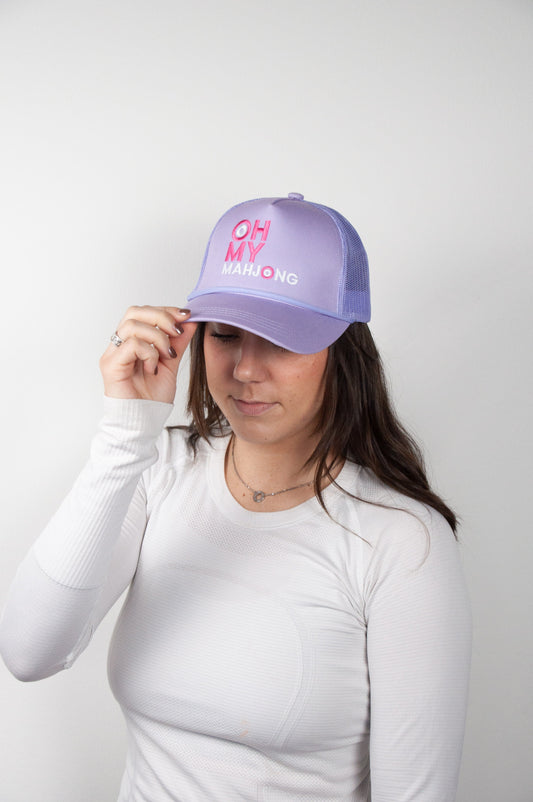 Lilac Oh My Mahjong Hat - Oh My Mahjong