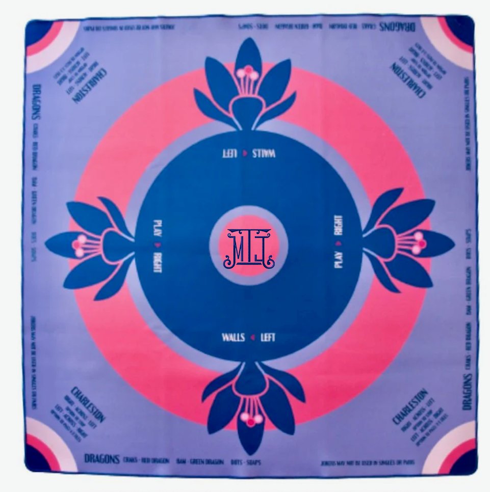 Lilac Preppy Soiree Mat - Oh My Mahjong