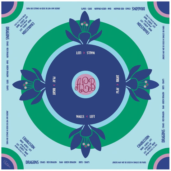 Preppy Soiree Mat - Oh My Mahjong