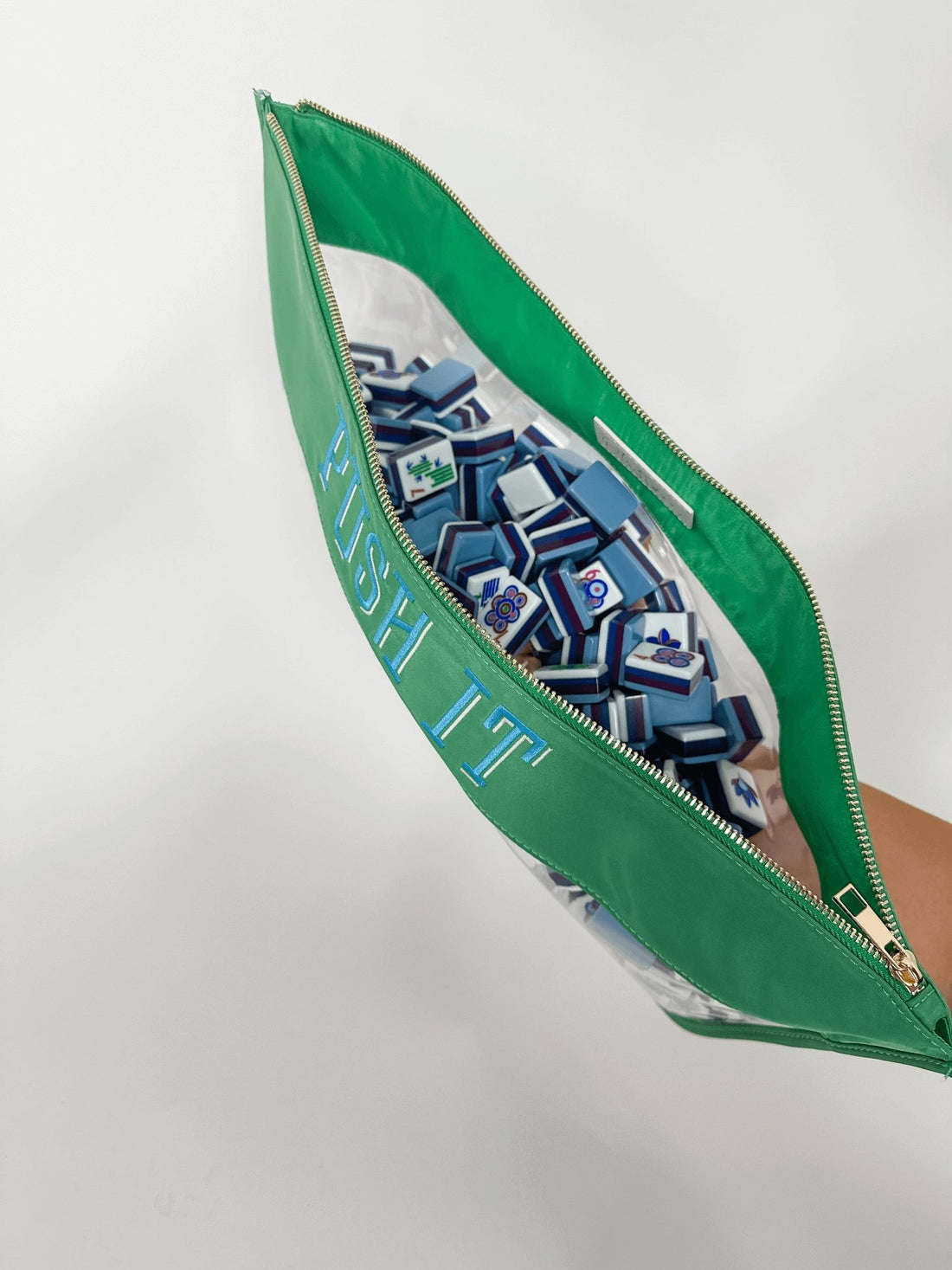 Push It Stitched Bag - Oh My Mahjong